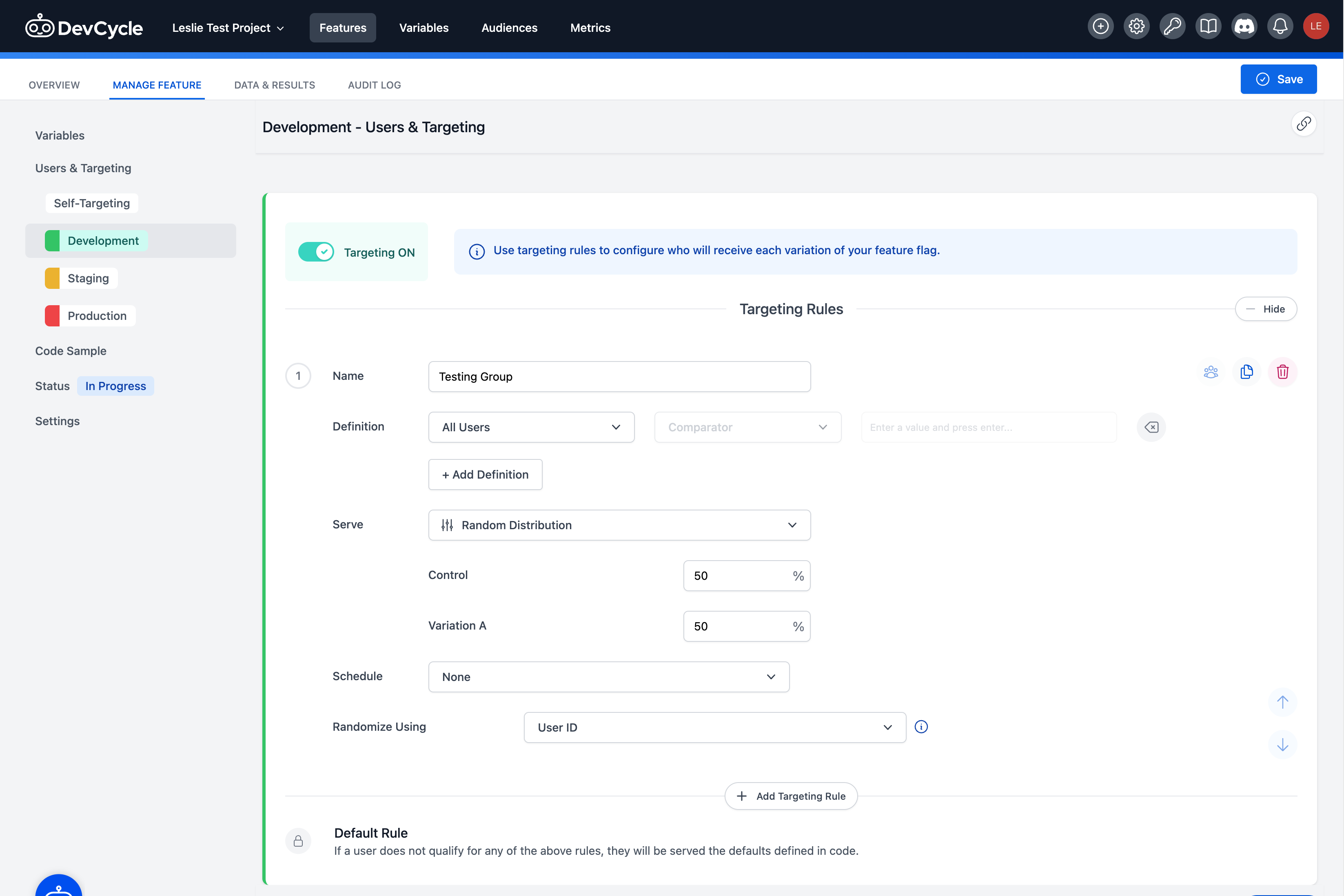 Image of Targeting Rules